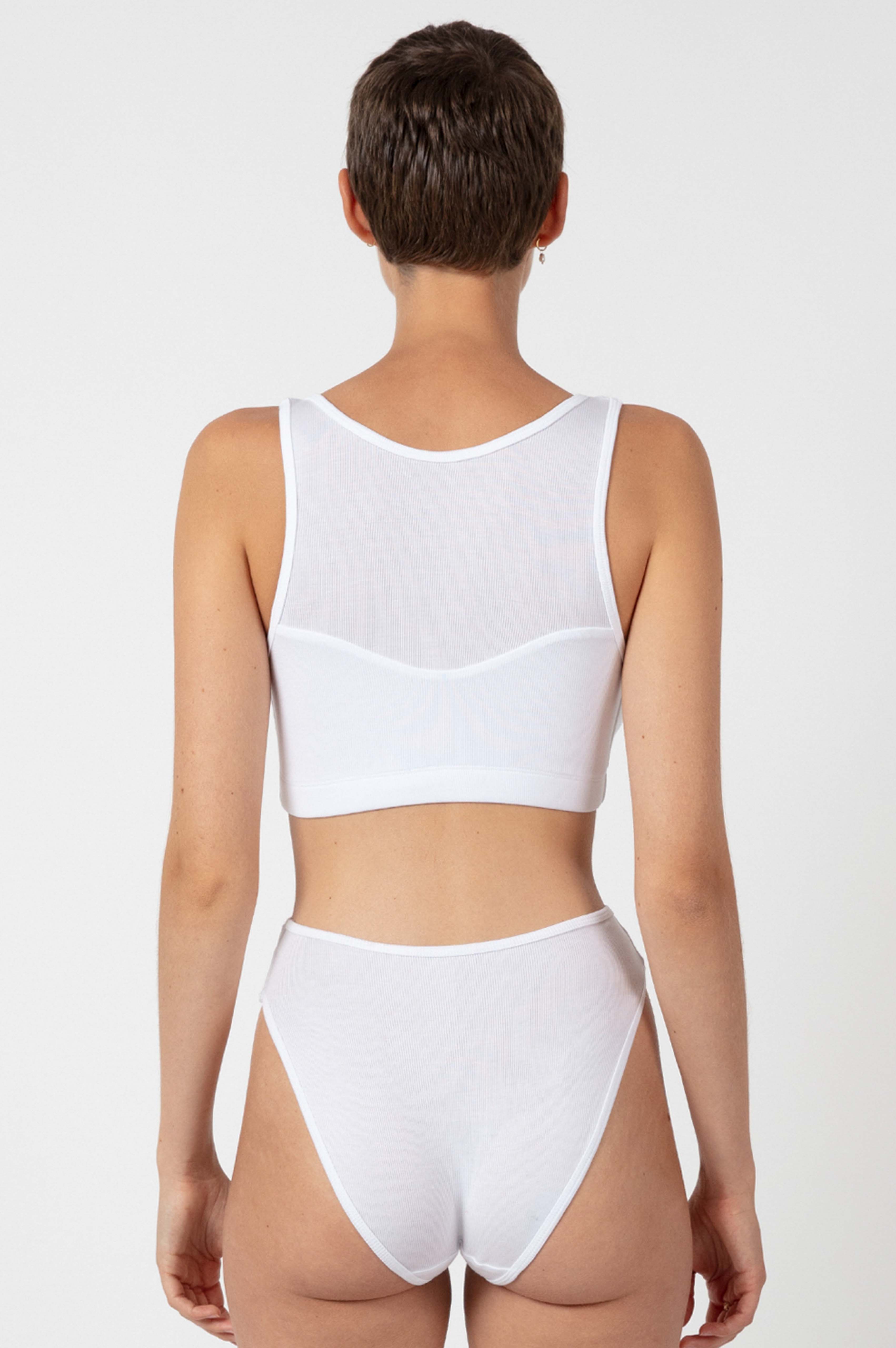 SWIPE LEFT Rib-Stretch Bralette