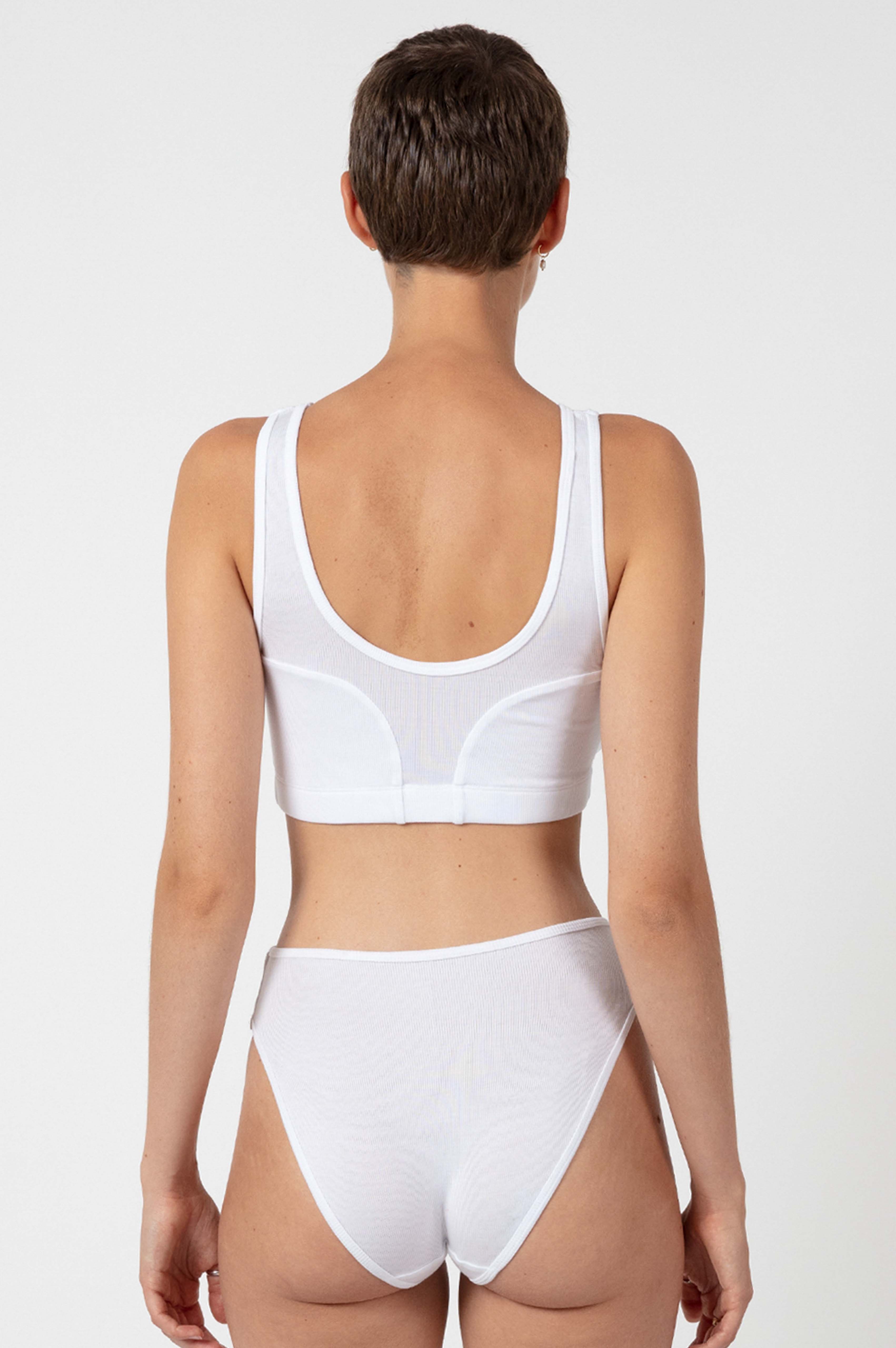 SWIPE LEFT Rib-Stretch Bralette