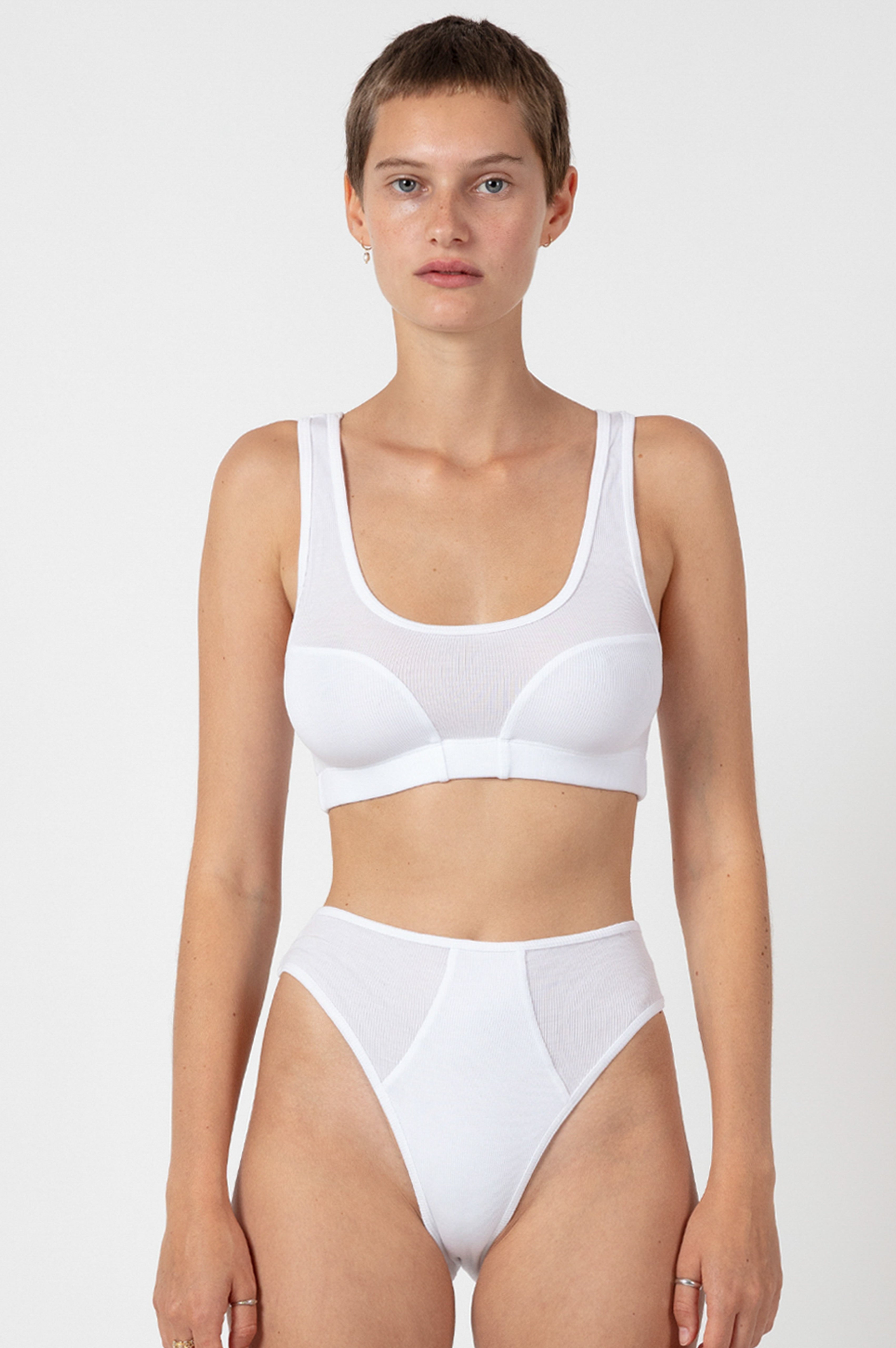 SWIPE LEFT Rib-Stretch Bralette