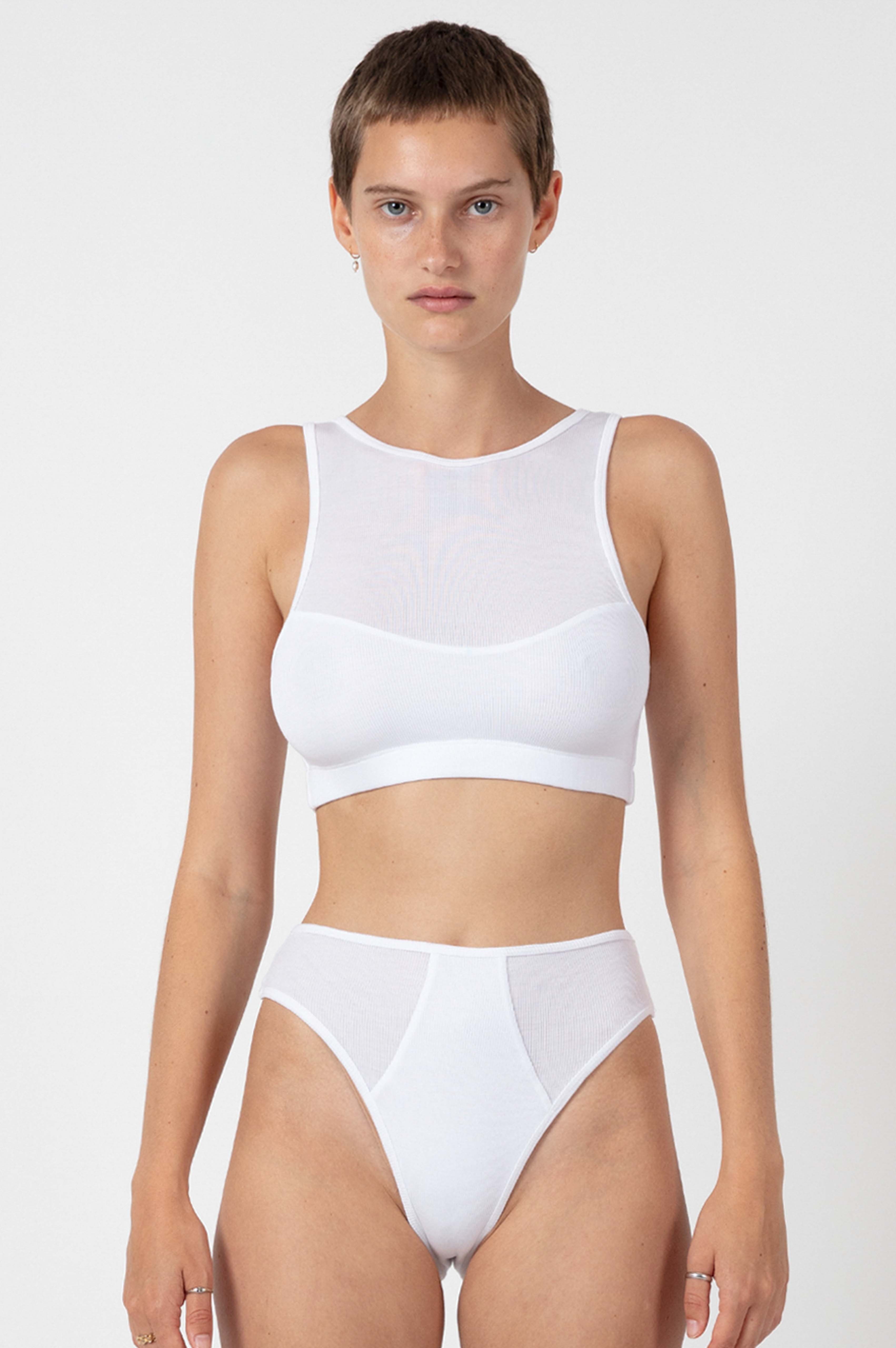 SWIPE LEFT Rib-Stretch Bralette